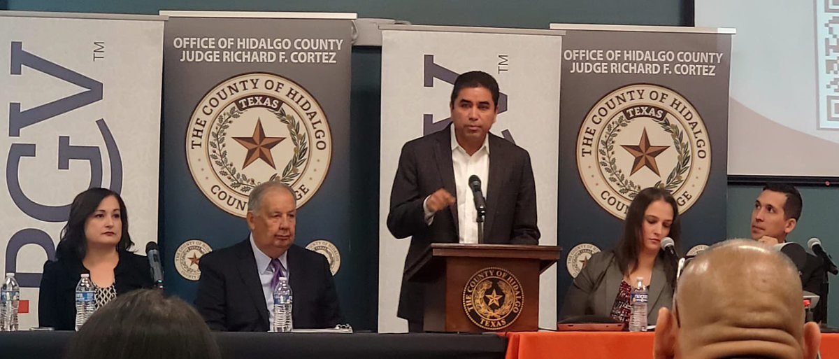 _HCDA's tweet photo. The HCDA's Office collaborated in the "Handle With Care" press conference to announce a new partnership with the University of Texas - Rio Grande Valley, the County of Hidalgo, local law enforcement agencies and school districts. https://t.co/OlCwvlNv3d