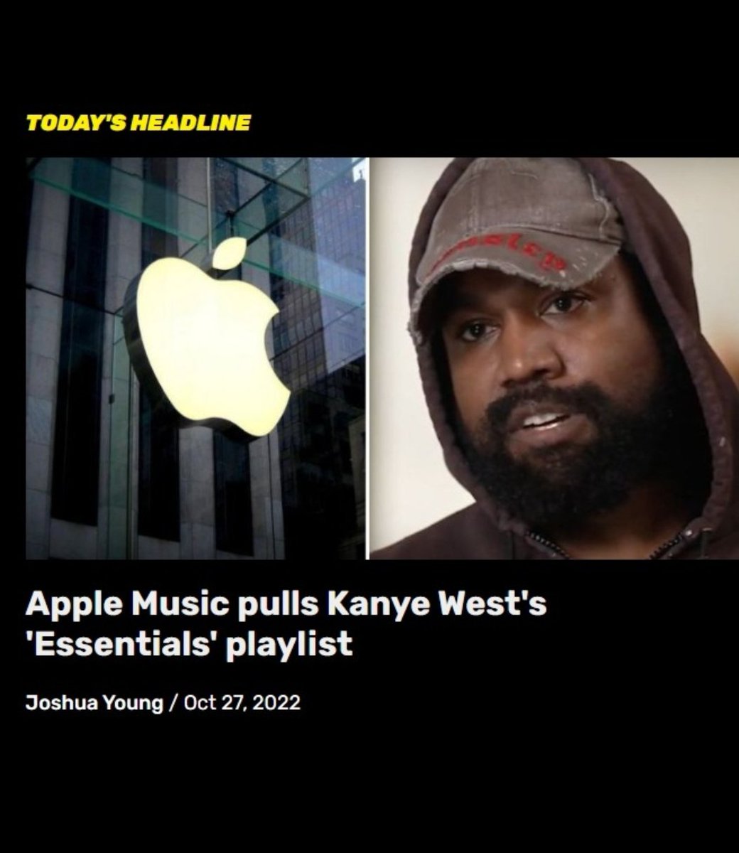 jdoedoe101101's tweet photo. Apple Music censura a Kanye West por sus dichos mientras todavía tiene la discografía completa de R. Kelly, condenado a 30 años de prisión por secuestrar y violar decenas de mujeres. Tranqui las prioridades de Apple che... https://t.co/kidf90eapq