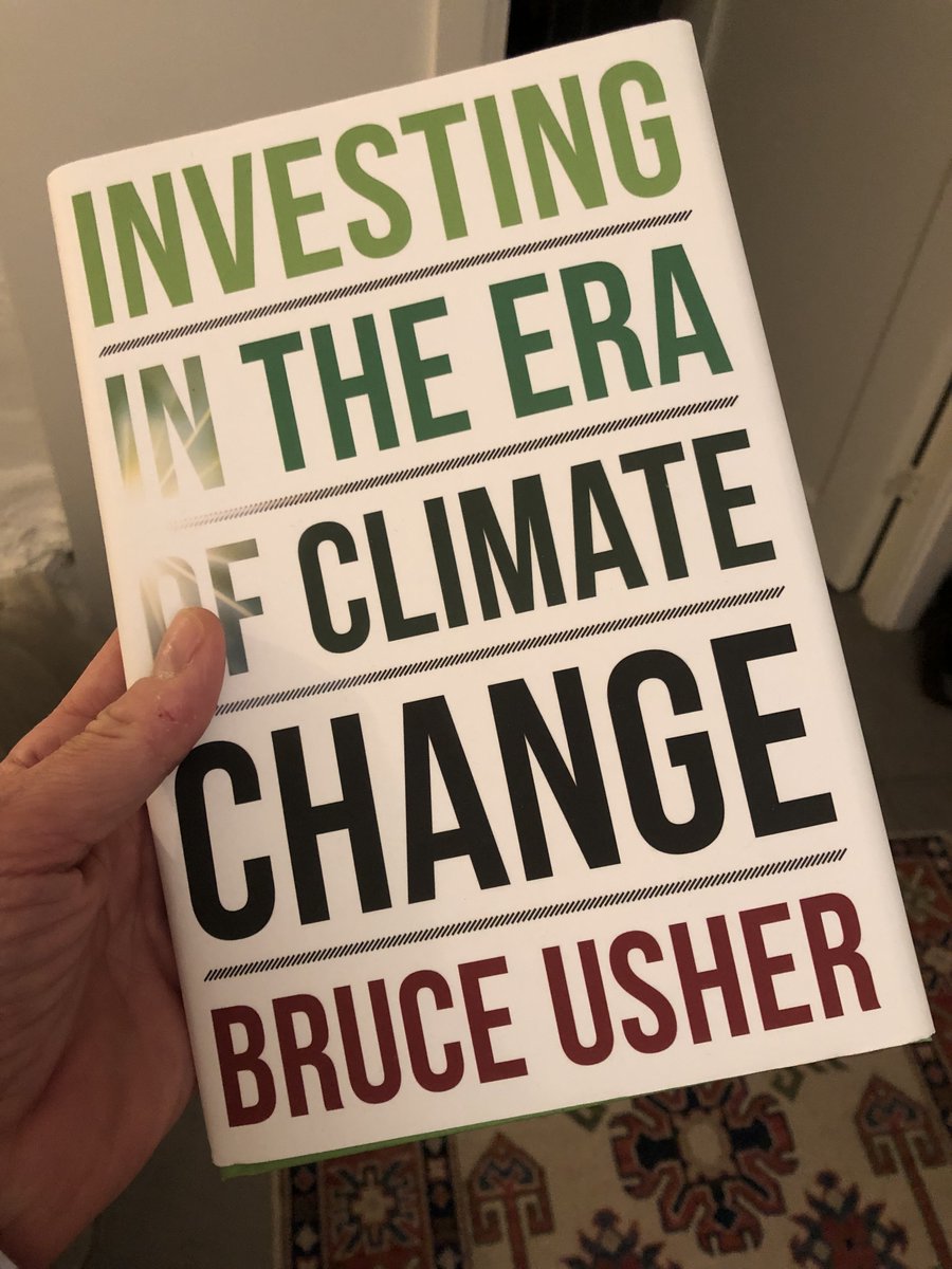 A nice new arrival from brother Bruce, just in time for COP. #FamilyBusiness <a href="/ColumbiaBusine2/">@ColumbiaBusinessSchoolHub</a> <a href="/UNEP_FI/">UNEP Finance Initiative (UNEP FI)</a> @PRI_News <a href="/dealbook/">DealBook</a>