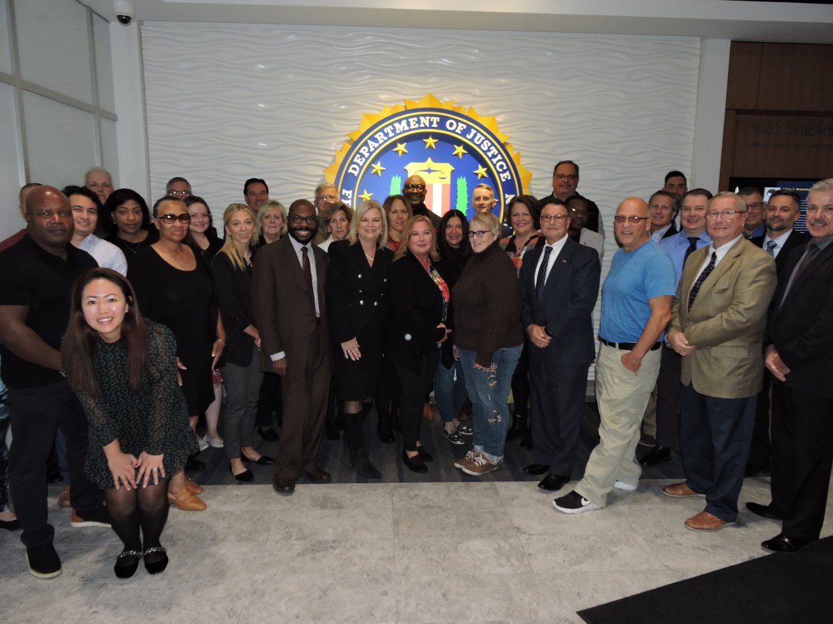 FBIMilwaukee's tweet photo. "I'm so glad we had this time together..."
It was a wonderful wrap-up of the #FBIMilwaukee Citizens Academy this week with Evidence Response Team interactive demonstrations and the presentation of certificates from SAC Hensle.  Congratulations to our Class of 2022 graduates! https://t.co/H95JPgzKu8