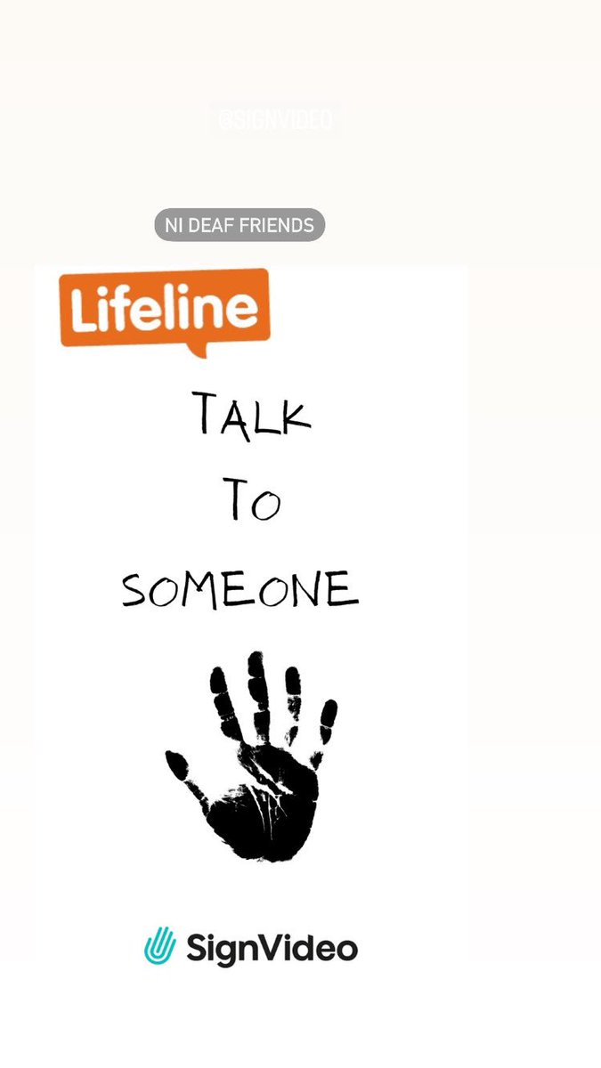 Anthony Sinclair (@signsourceuk) on Twitter photo In Northern Ireland we have 24/7 BSL and ISL access to Lifeline via <a href="/SignVideo/">SignVideo by Sorenson</a>. There’s no need for anyone to suffer alone. In Northern Ireland we have 24/7 BSL and ISL access to Lifeline via <a href="/SignVideo/">SignVideo by Sorenson</a>. There’s no need for anyone to suffer alone.
