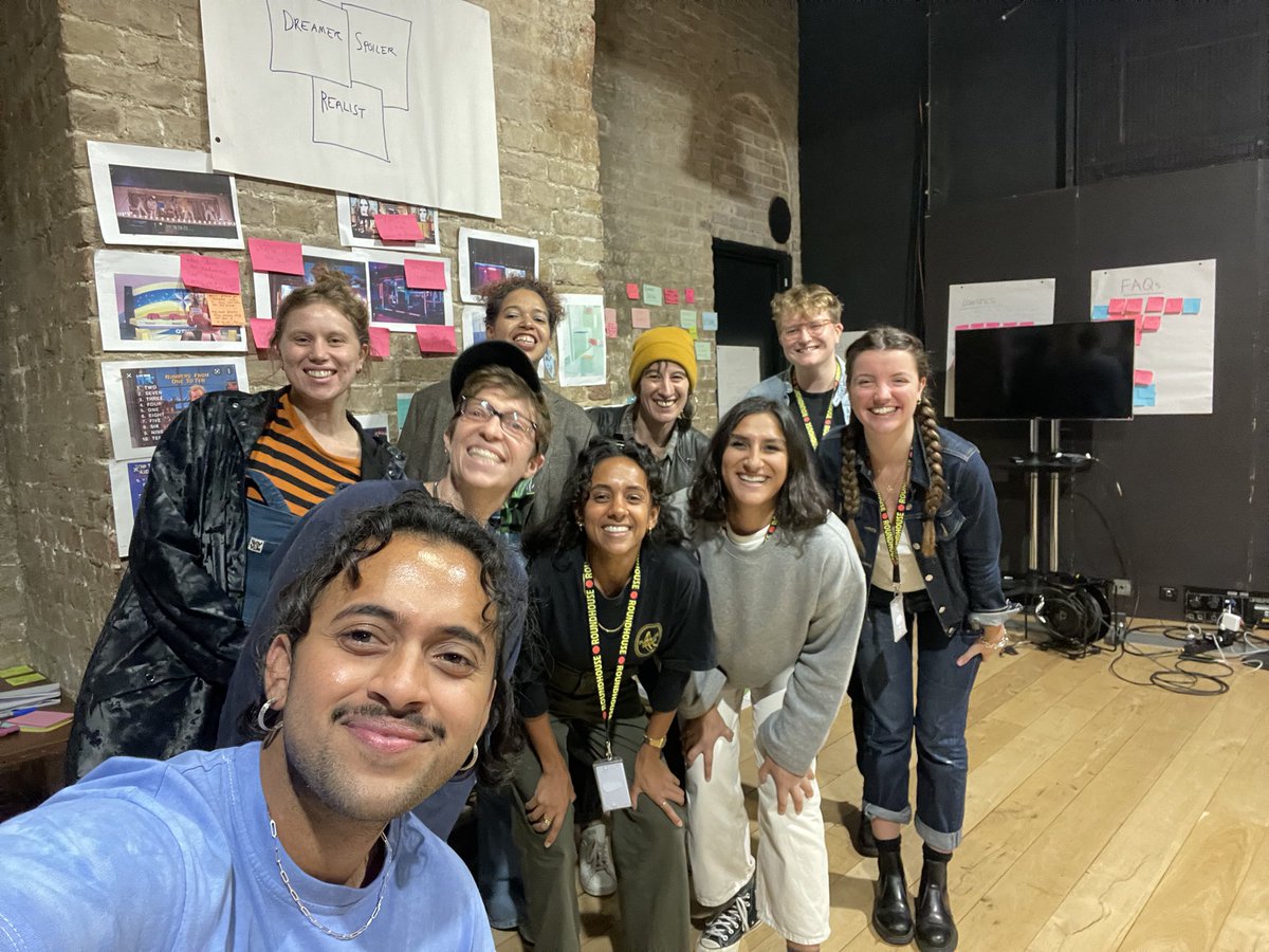 Day 3- We spoke with @Deepgiggles about access & were joined by theatre makers & parents to talk text. Join us tomorrow (Friday) at 3.30pm at @RoundhouseLDN, for an in-conversation with @KrishnaIstha’s team about this week and a chance to interrogate models of making work.