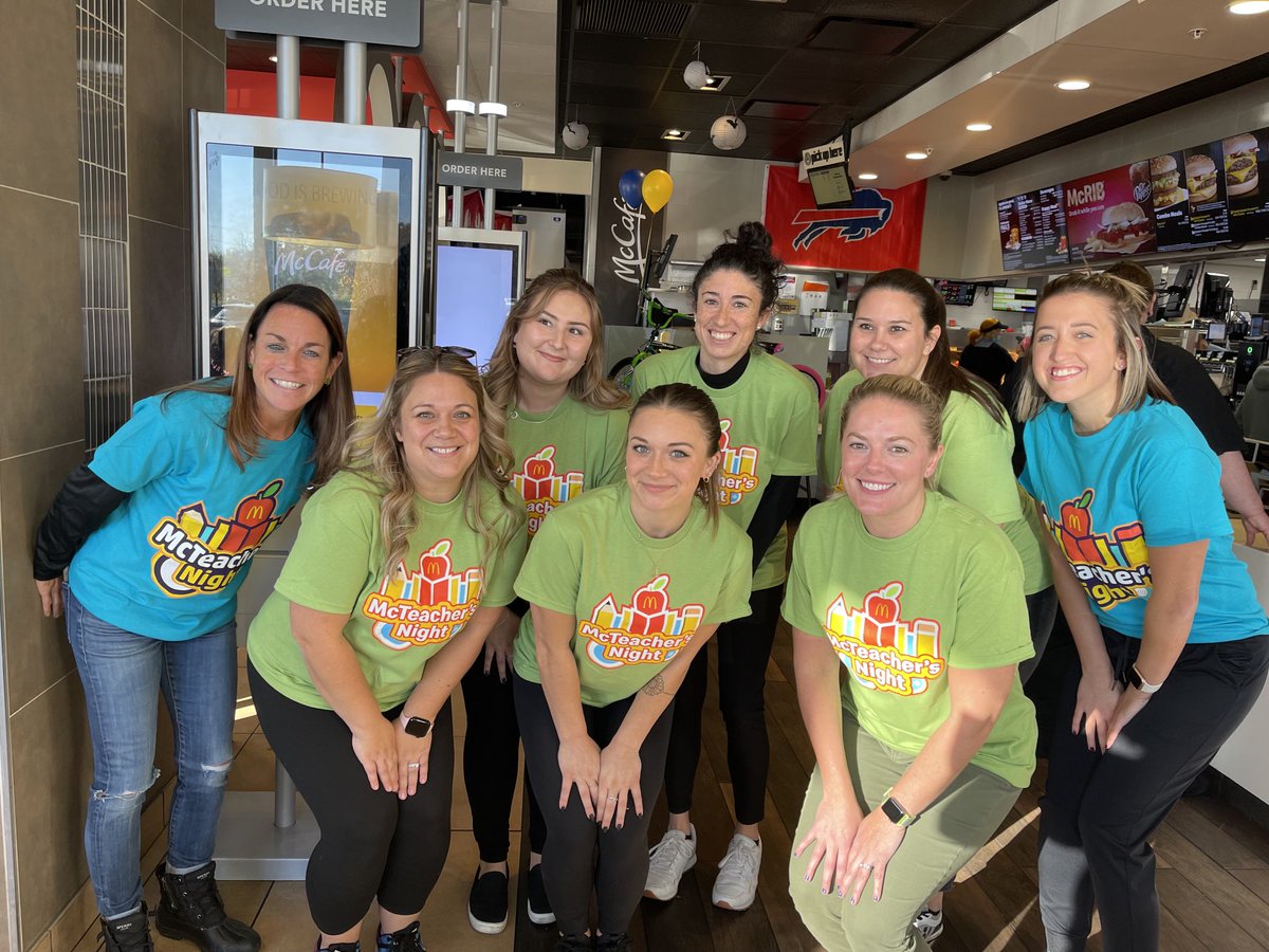 McTeachers night!! Come support
Willow Ridge!