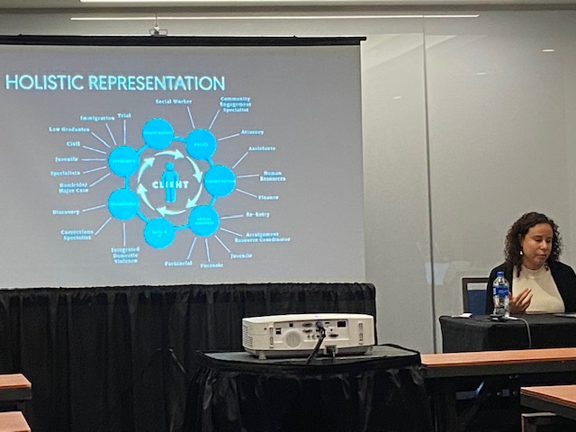 LegalServer's tweet photo. Really nice presentation @NLADA by Chris Boyle, Estee Rubien-Thomas, and Celia Joyce from @nyc_defenders talking about embracing digital operations with #LegalServer to provide high quality #PublicDefense representation. https://t.co/wiqNGtn5ch
