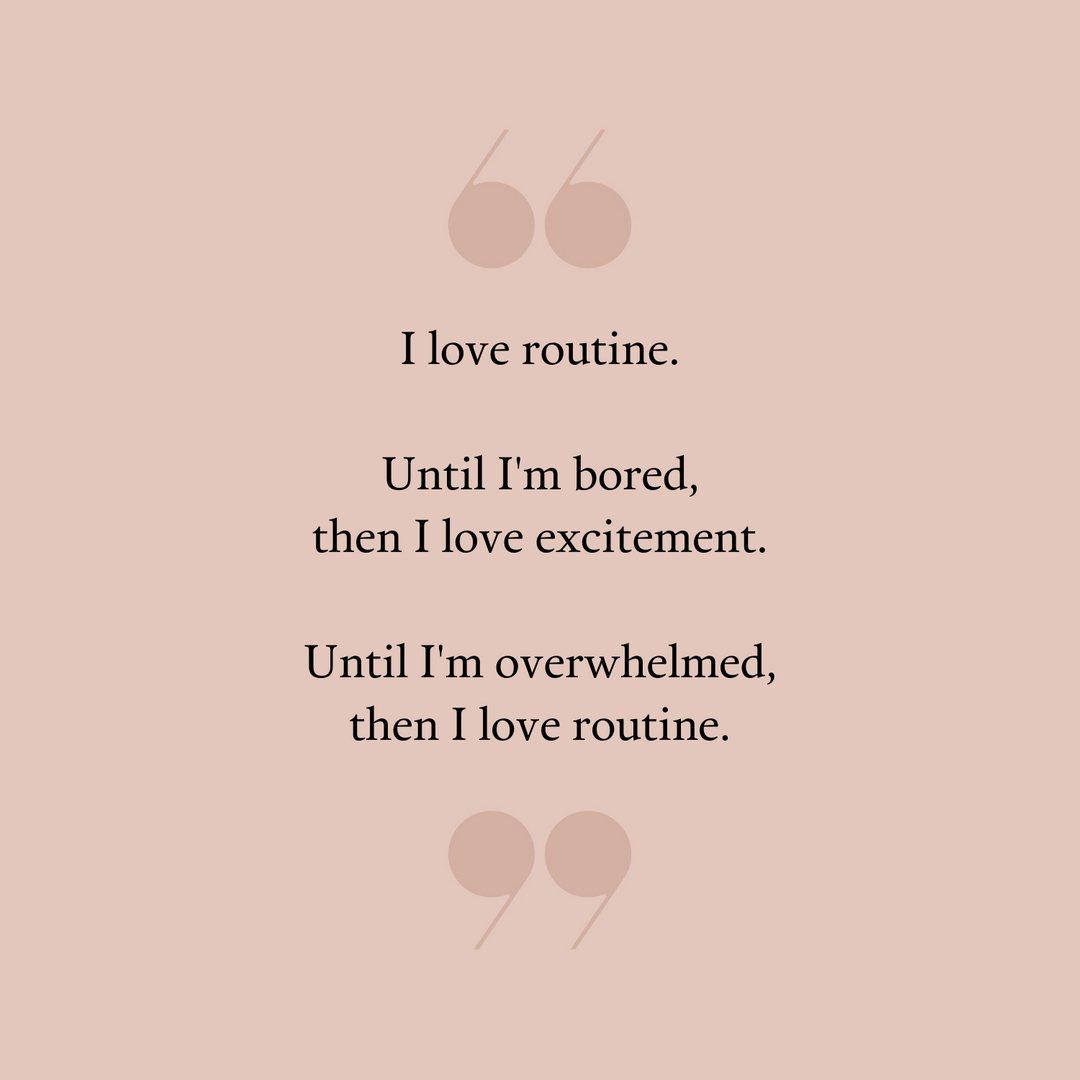 The constant pendulum of life 😬