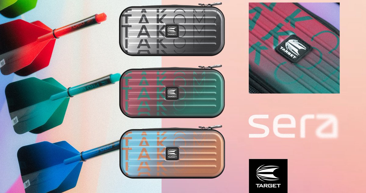 DoubleTopDart's tweet photo. #TargetLaunch2022 Sera a range of gorgeous cases, flights and stems. Available NOW from https://t.co/ezxZ7HcZLE @DoubleTopDart #Darts #StepBeyond @TargetDarts #TargetDarts #dartslife #lovethedarts #tagyourfriend #DartsCave https://t.co/HRC4ZoVGPU