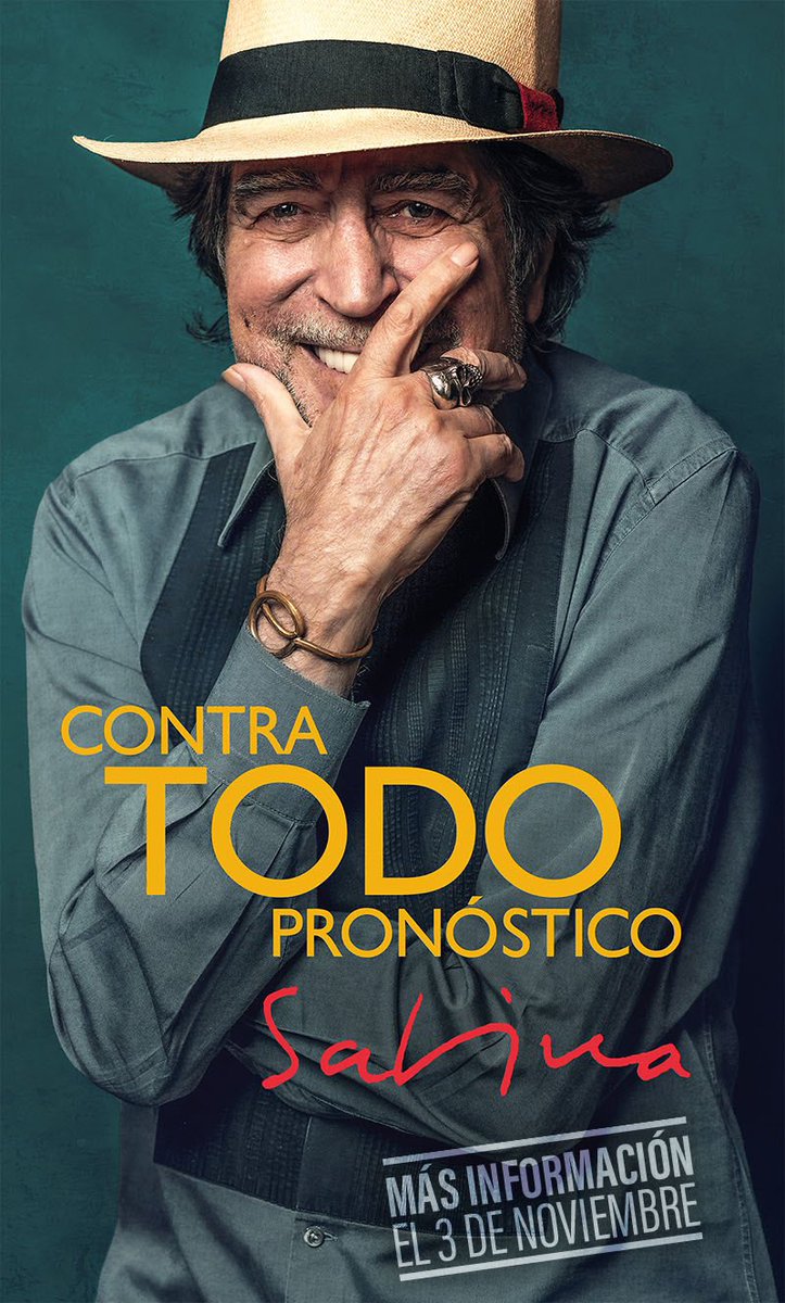 JSabina_'s tweet photo. Gira en 2023 ‘Contra todo pronóstico’ https://t.co/qplh6q5op4