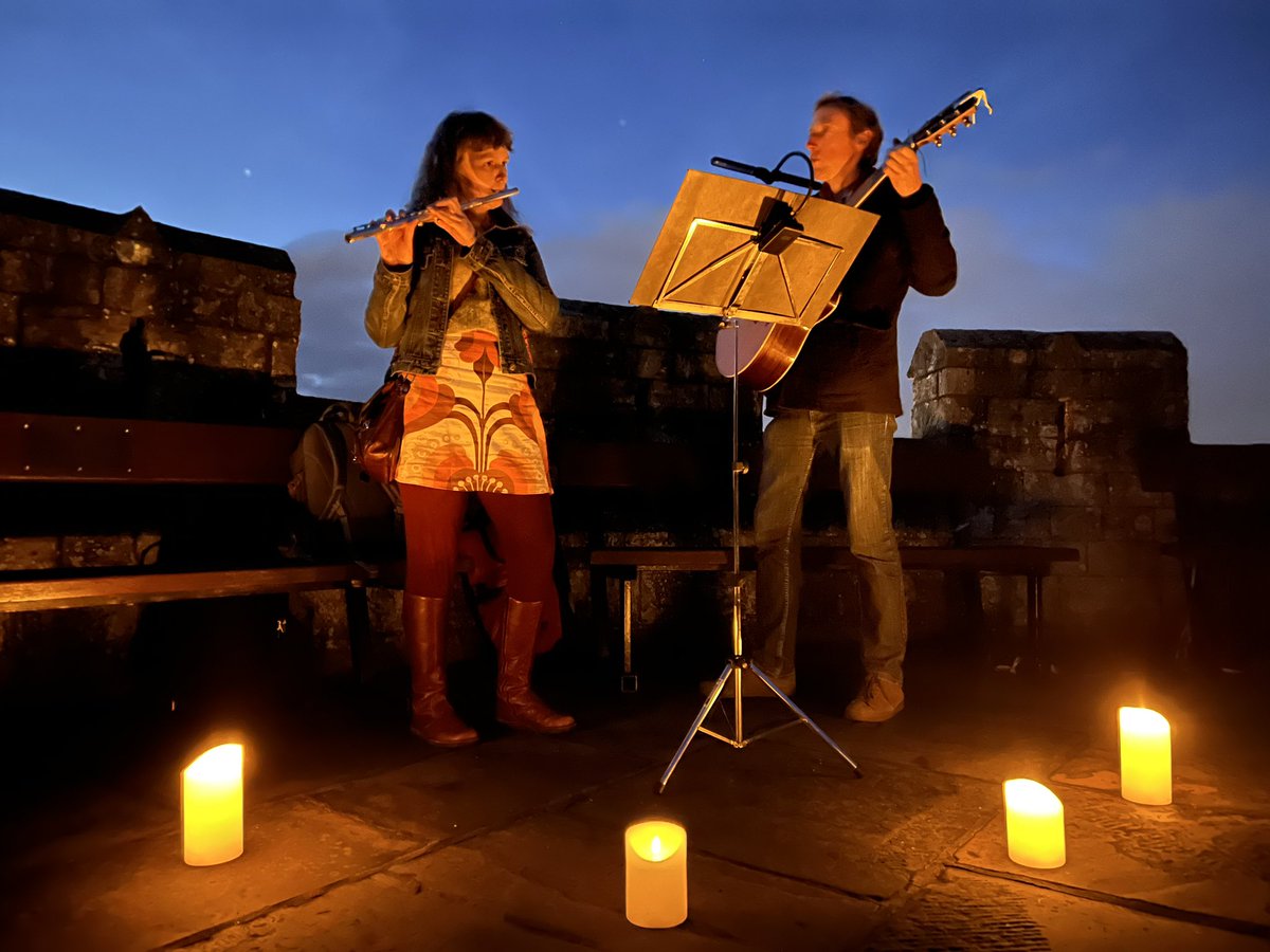 YorkWallsFest's tweet photo. #YorkWallsFestival Extra #TwilightWalls evening 1 complete! Pre-book your £1 ticket for tomorrow (Fri 28th) search ‘twilight walls’ on Eventbrite. Fairy lights, #LiveMusic from Esk, &amp; fantastic views! Proceeds to the festival. Thanks to CYC! #York #HalfTerm #YorkWalls @VisitYork https://t.co/7f9hytCKEm