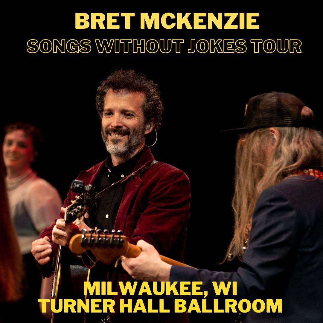 Playing the Turner Hall Ballroom tonight in Milwaukee. 

Tickets available here: bretmckenzie.co.nz

Photo credit James Hay