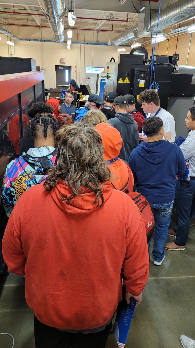 Bonner Springs students visited KCK Community College and their Federation for Advanced Manufacturing Education (FAME) lab. Those enrolled into the FAME Program will start a work/study program to earn an associate degree and certification as an Advanced Manufacturing Technician!