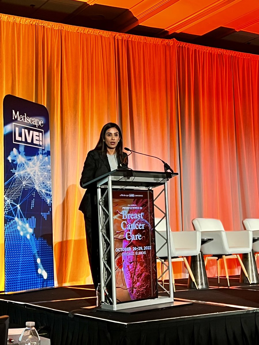 PTarantinoMD's tweet photo. Komal Jhaveri (@jhaveri_komal) reviews the data of agents targeting the PI3K/Akt/mTOR pathway, highlighting the encouraging phase 2 data of capivasertib & the announcement of the positive phase 3 data from #CAPItello291. Breast cancer research is running fast! #PBCClive22 #bcsm https://t.co/0L1QC04Xx5