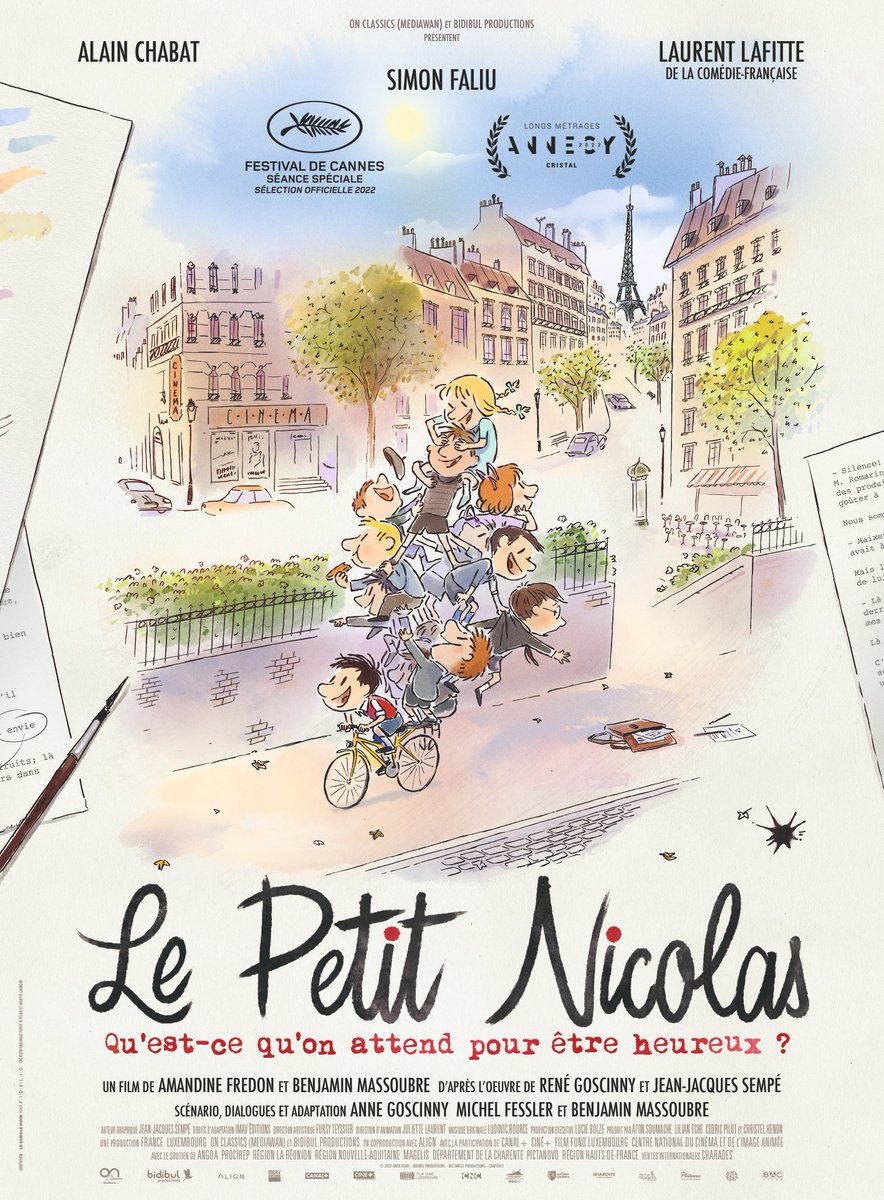 #LePetitNicolas @BAC_FILMS #Sempé #Goscinny #AmandineFredon #BenjaminMassoubre #Annegoscinny remporte le Grand Prix du jury du festival @AnimationIsFilm bit.ly/3THrwSt