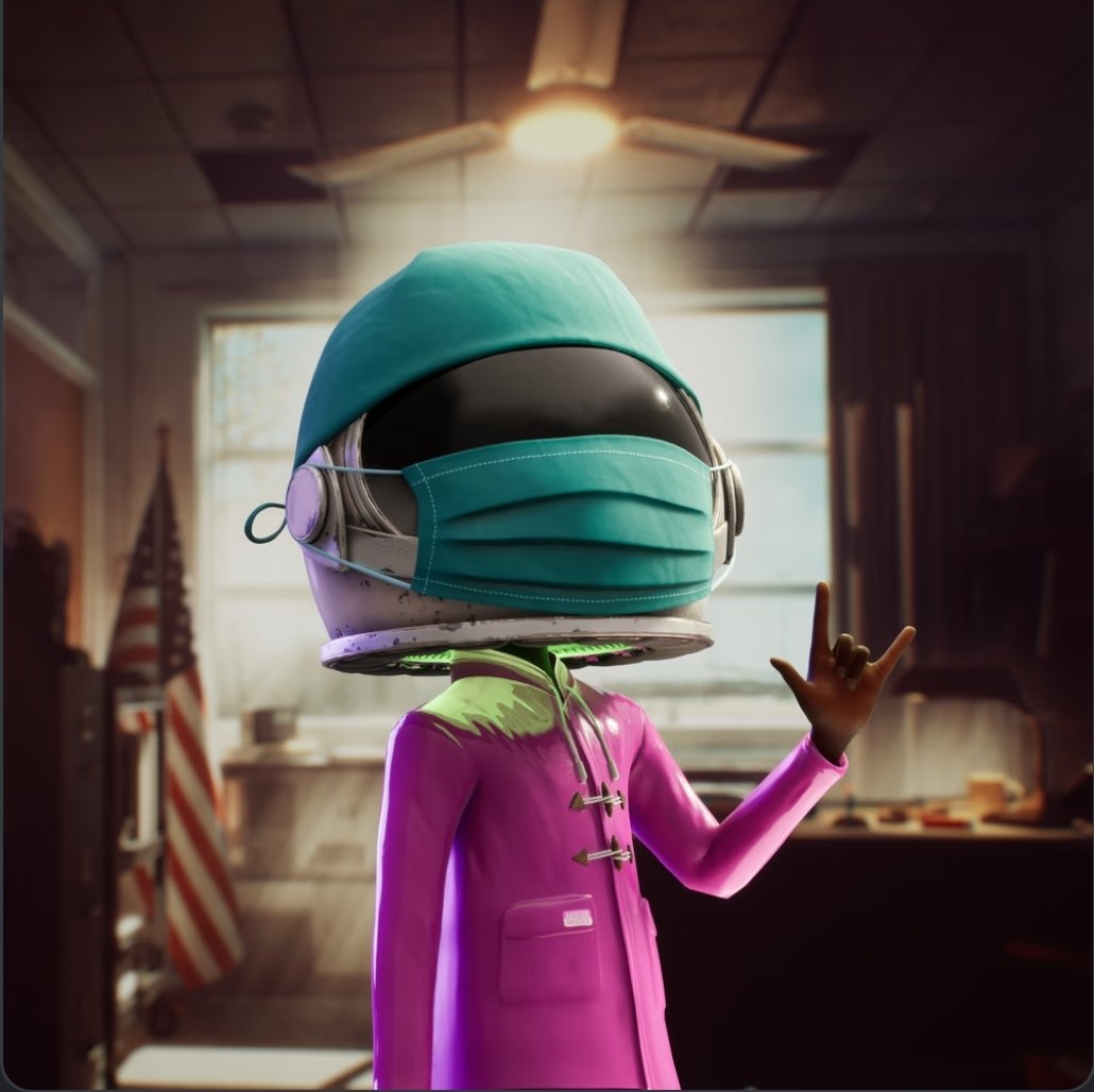 Finally got my first OG Akutar.. 😍

I like the style. And you?
<a href="/AkuDreams/">Aku 👨🏾‍🚀 Akutars</a> #WeAreAku