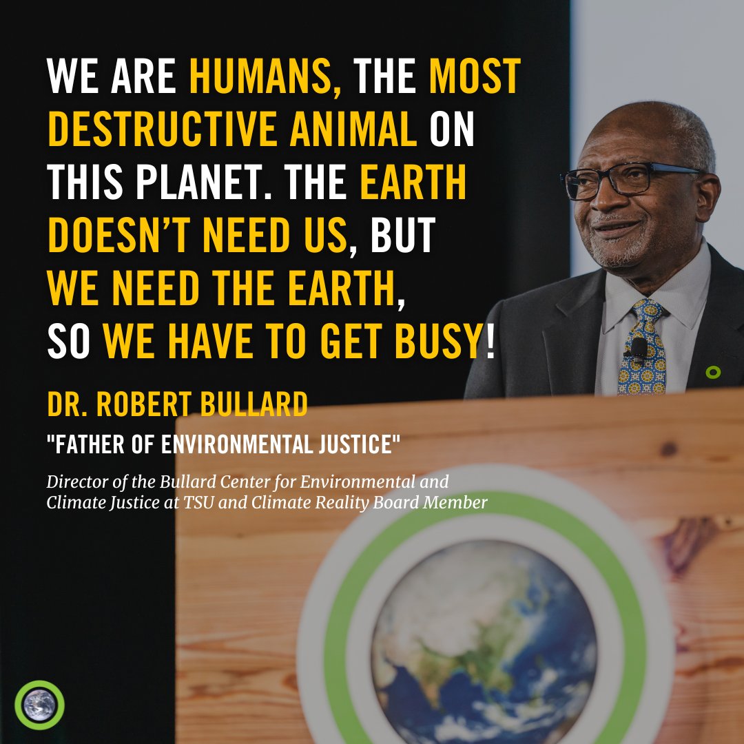 ClimateReality's tweet photo. The bottom line: to fight the climate crisis, we must come together and rise up against #BigOil. We must not only support frontline communities, but ensure they have a seat at the table. #PowerUpOnClimate https://t.co/IZYv15lDMC