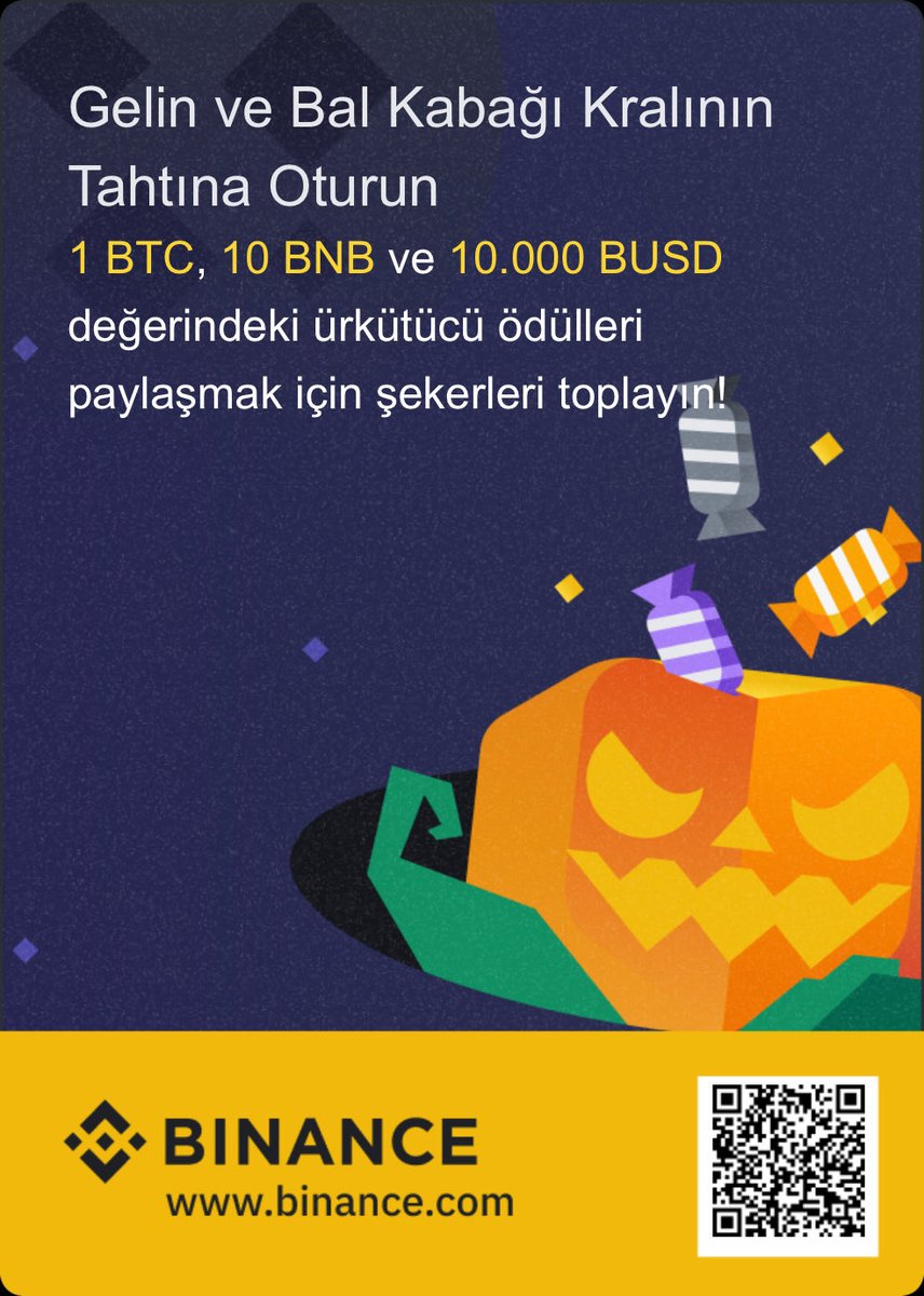 Hadi bakalım balkabağı ☺️☺️😊#binance #btc