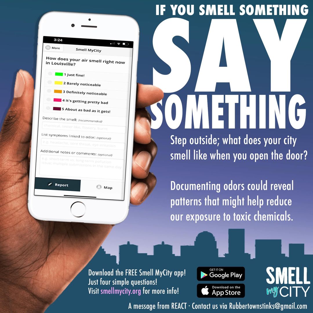 REACTLouisville's tweet photo. Let's be Diligent.
#RubbertownStinks https://t.co/EofnpXMto6