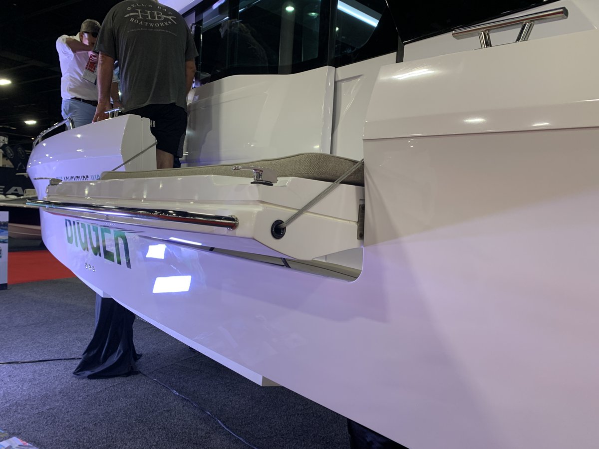 LumitecLLC's tweet image. FLIBS 2022: Axopar Boats has an all- new 45 at the show with a new branding campaign to support it, "45 Foot of Adventure,"and boy, do they pack a lot of boat into that 45 feet. Love or hate it, you got to go check it out!

#Lumitec #LumitecLighting #AxoparBoats #FLIBS2022