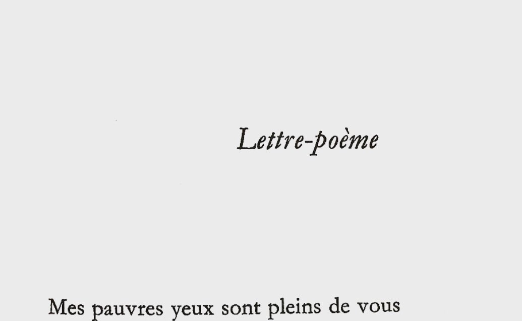 Le guetteur mélancolique (Guillaume Apollinaire, 1952).