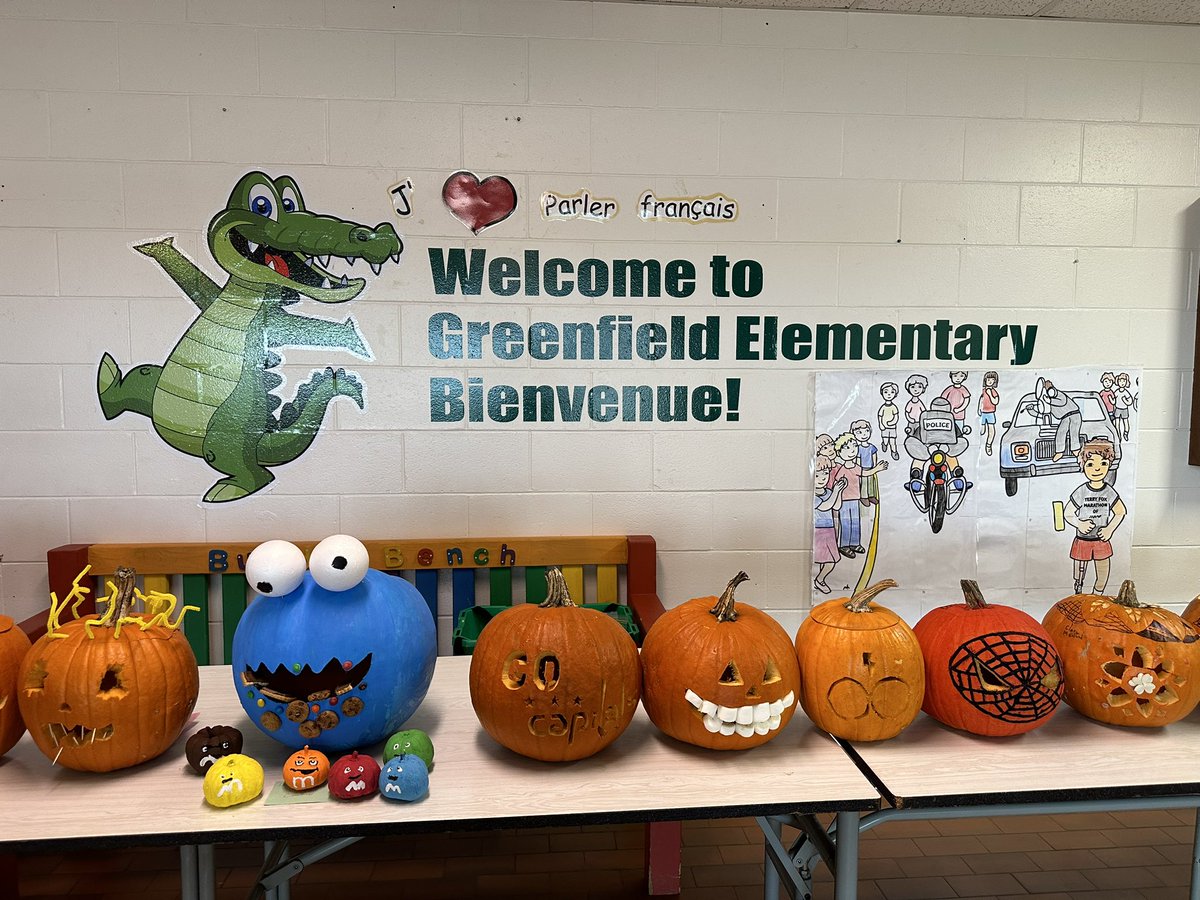 We had a great day at Greenfield Elementary! The pumpkin carving contest was a big hit and the grade 4-6’s danced their hearts out at the Halloween dance after school. <a href="/PSBPEI/">Public Schools Branch</a> #greenfieldgators