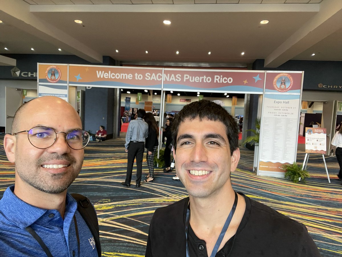 With <a href="/Cowboy_Chemist/">Marco Messina</a> representing <a href="/ChemistryUD/">UD Chemistry & Biochemistry</a> at @sacnas #2022NDiSTEM