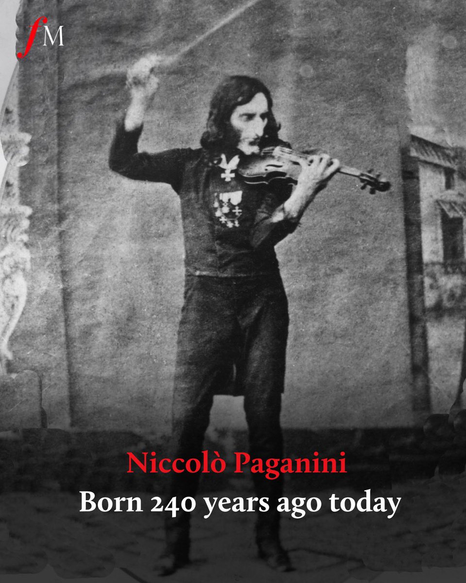 Music’s original rock star was born on this day in 1782.