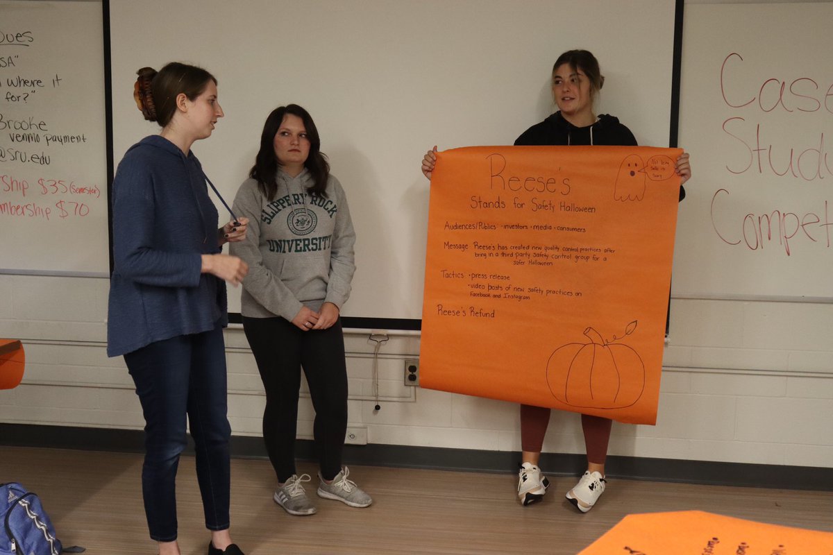 Any crisis can be tricky, but team “Happy, Healthy Halloween" treated us to an excellent crisis response for yesterday's Rock PRSSA case study competition!