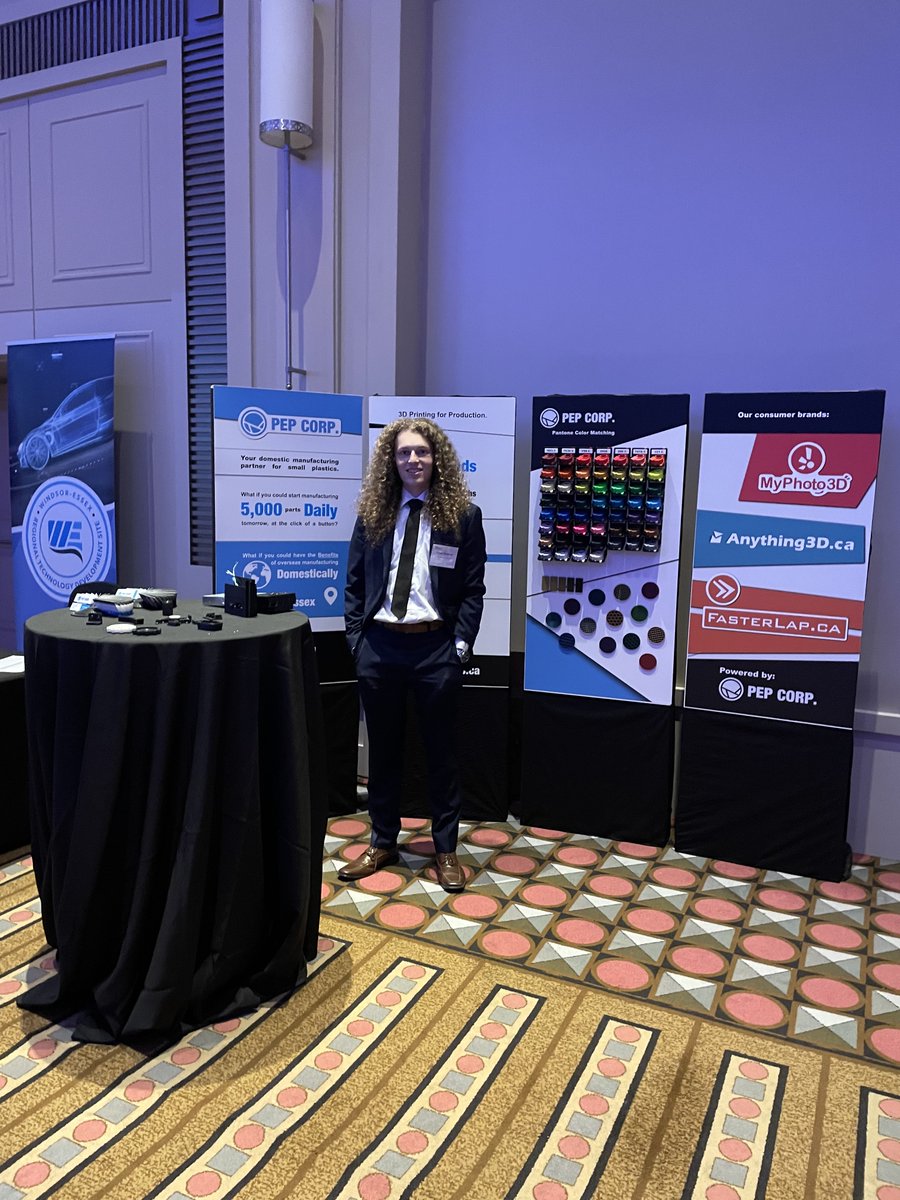 What an awesome time at #EmergingTech2022 yesterday by <a href="/_investwe/">Invest WindsorEssex</a> 

Special thanks to <a href="/vladfranjo/">Vladimir Franjo</a> and <a href="/WendyLStark/">Wendy Stark</a> for inviting me to speak about the possibilities for 3D printing in production manufacturing.

Thanks to my team as well for their awesome work in making it happen.