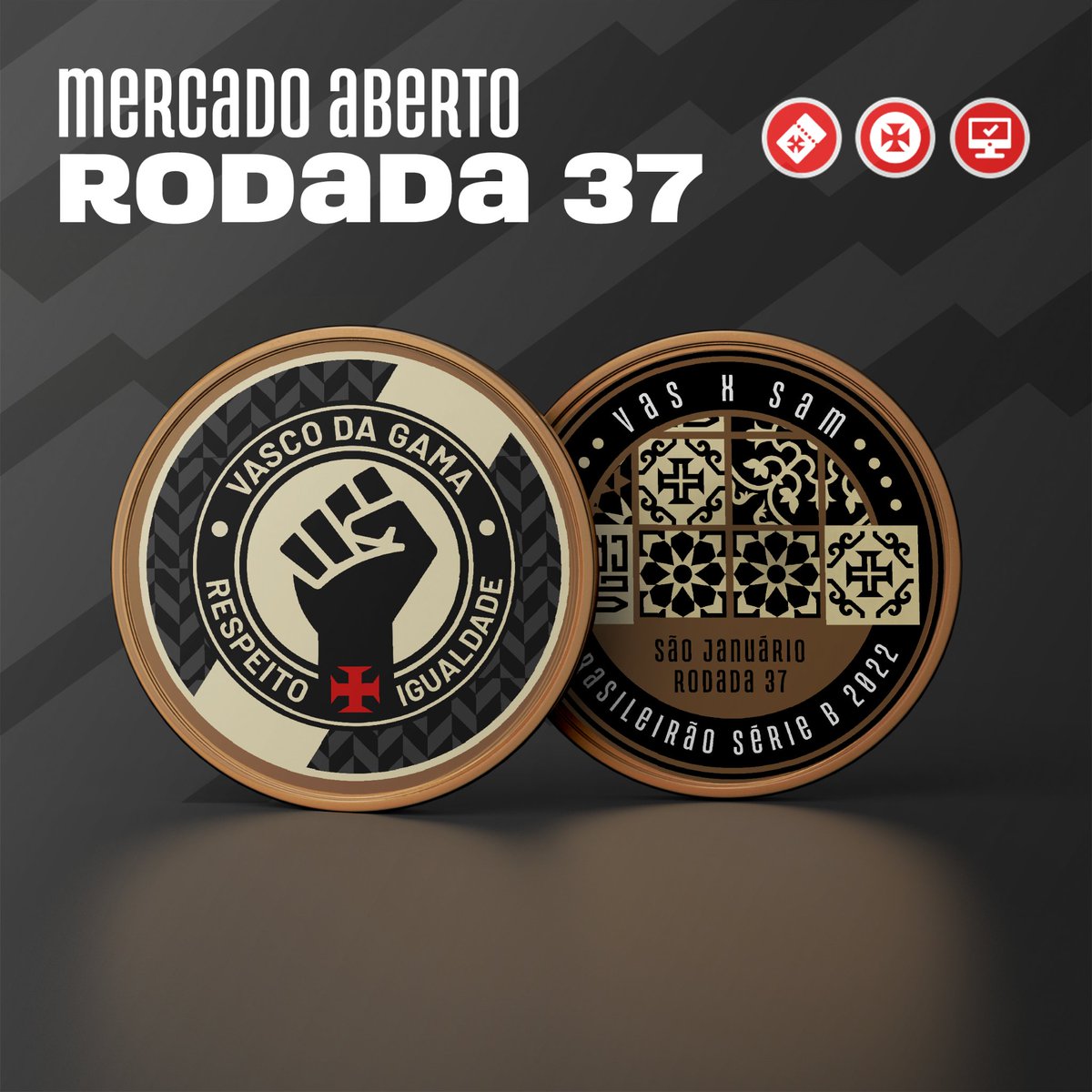 O último jogo da temporada em São Januário se aproxima 💢🏟️

Garanta o seu Colecionável Digital de #VASxSCO em vasco.tibs.app 😁

#ColecionaveisCRVG
#VascoDaGama