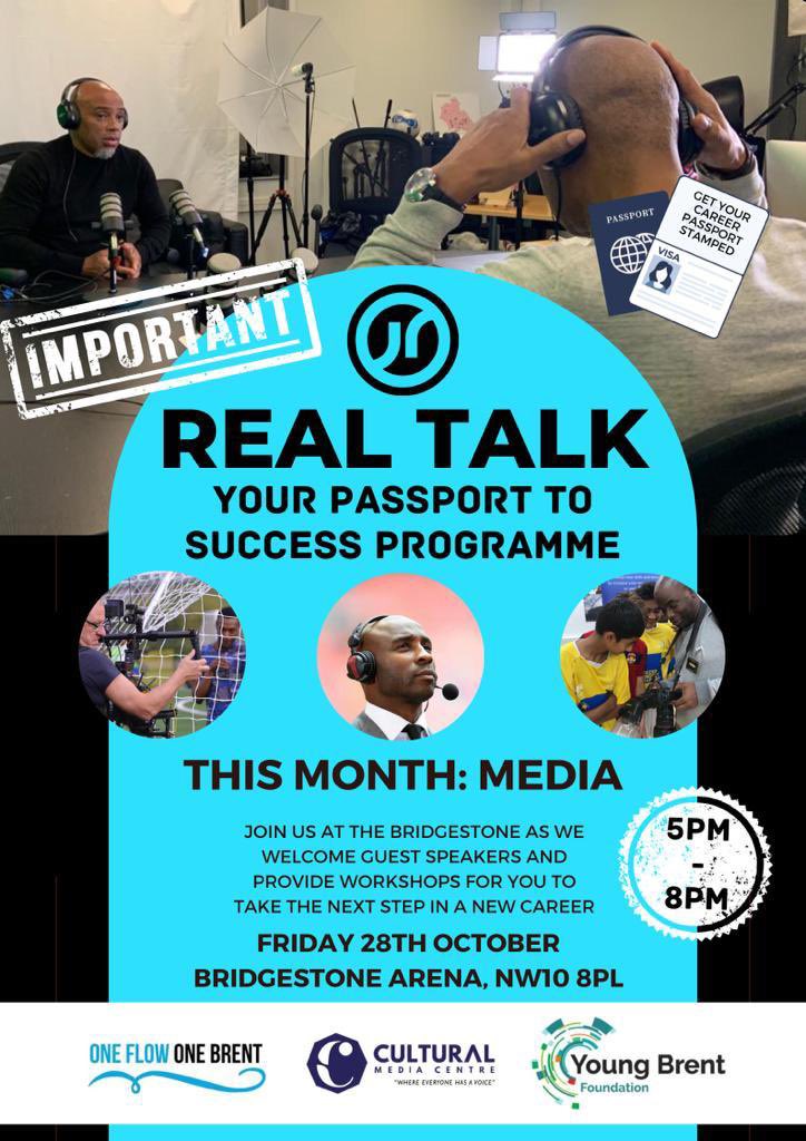 We are really looking forward to tomorrow and I hope you can join us. Our latest Real Talk session will focus on #media an opportunity to learn more and enhance your career opportunities. #brent #career #advice