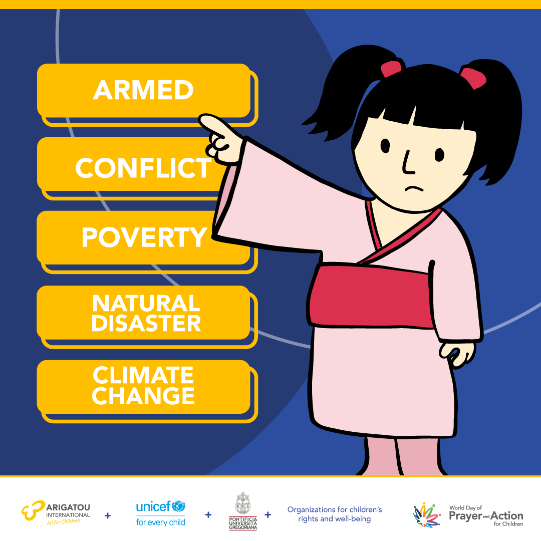 prayerandaction's tweet photo. The driving factors of #ChildrenOnMove are often related to armed conflict, poverty, natural disasters, and climate change.
Know more about the World Day 2022 https://t.co/Qqdh5SuNMk 🔗 

#WorldChildrensDay #WearMyShoes2022 #WorldDay2022 #ChildrensDay https://t.co/s8OQ3VMrfr