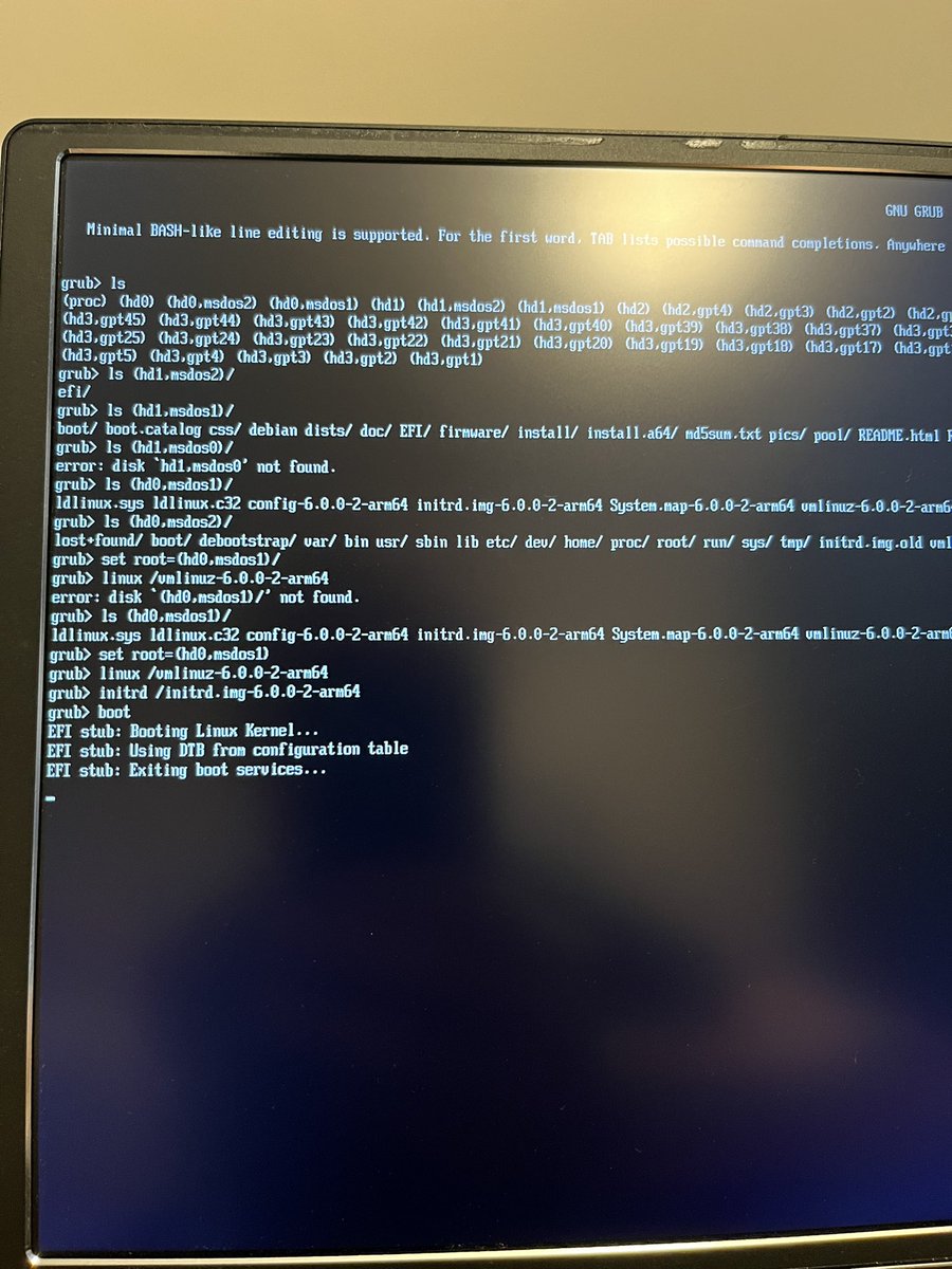 Not booting a v6.0 Kernel