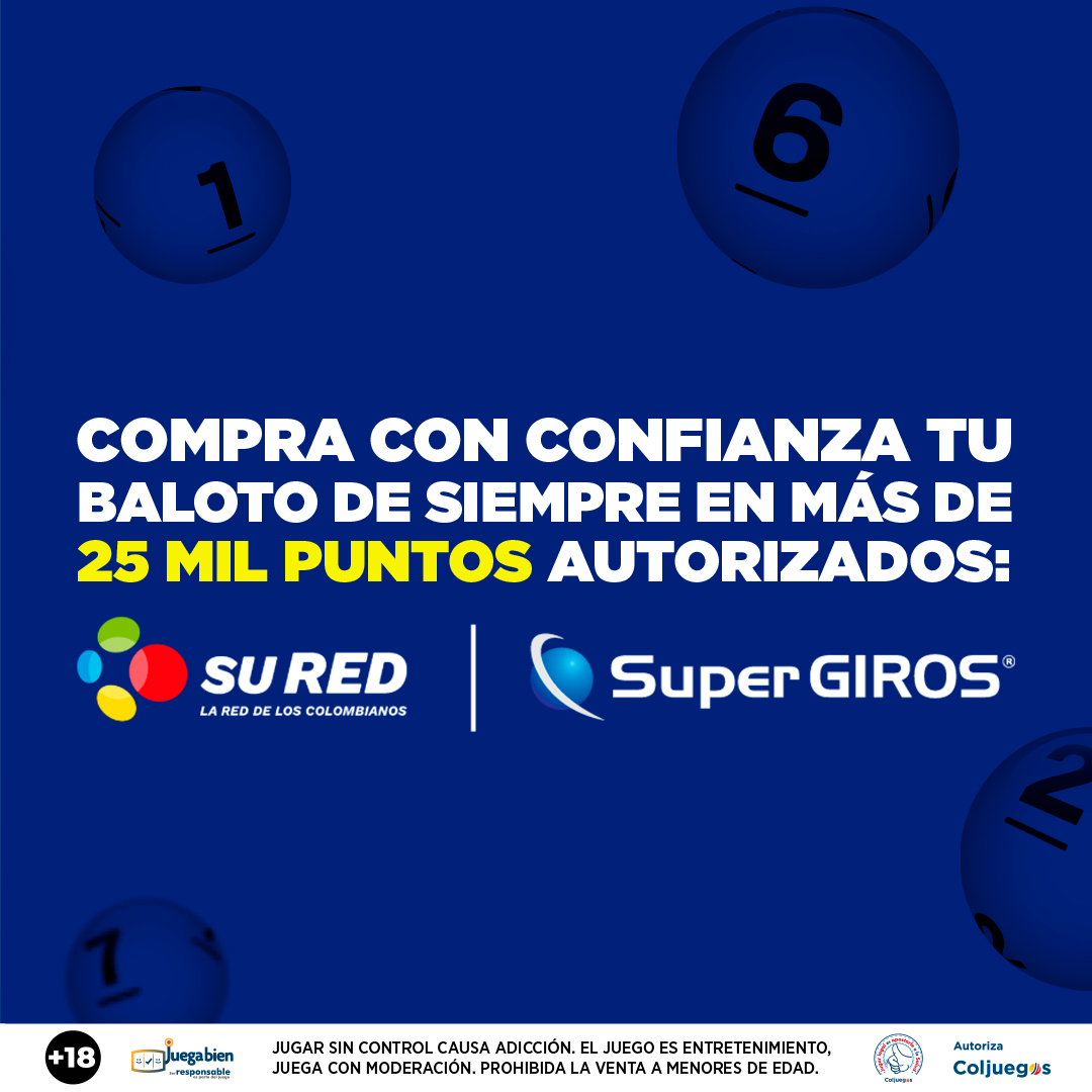 Baloto_Colombia's tweet photo. Nuevos tiquetes, nuevas terminales y la misma confianza de Baloto Revancha para convertirte en el nuevo multimillonario de Colombia.🇨🇴🤩👀

Encuentra tu punto Baloto más cercano en https://t.co/ltzWIiHRBX.

#PuntosBaloto #paginaoficial #Balotosigueatulado  #Cúcuta #Compratuticket https://t.co/vchBL37Nzf