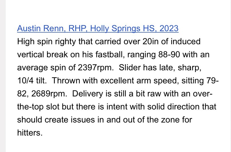 Austin Renn (@austinrenn) on Twitter photo Write up from <a href="/PrepBaseballNC/">Prep Baseball North Carolina</a> at PBR scout day with @C35Baseball <a href="/jameyhelsman/">Jamey Helsman</a> <a href="/coach_ryoung/">Ricky Young</a> Write up from <a href="/PrepBaseballNC/">Prep Baseball North Carolina</a> at PBR scout day with @C35Baseball <a href="/jameyhelsman/">Jamey Helsman</a> <a href="/coach_ryoung/">Ricky Young</a>