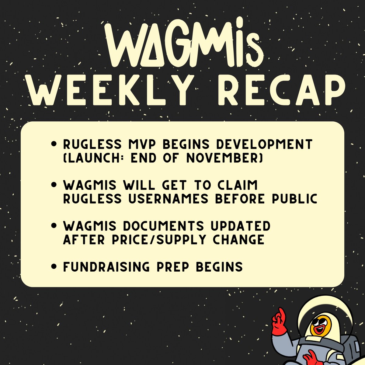 More details in our Discord 🌻

Join here 👉 discord.com/invite/wagmis