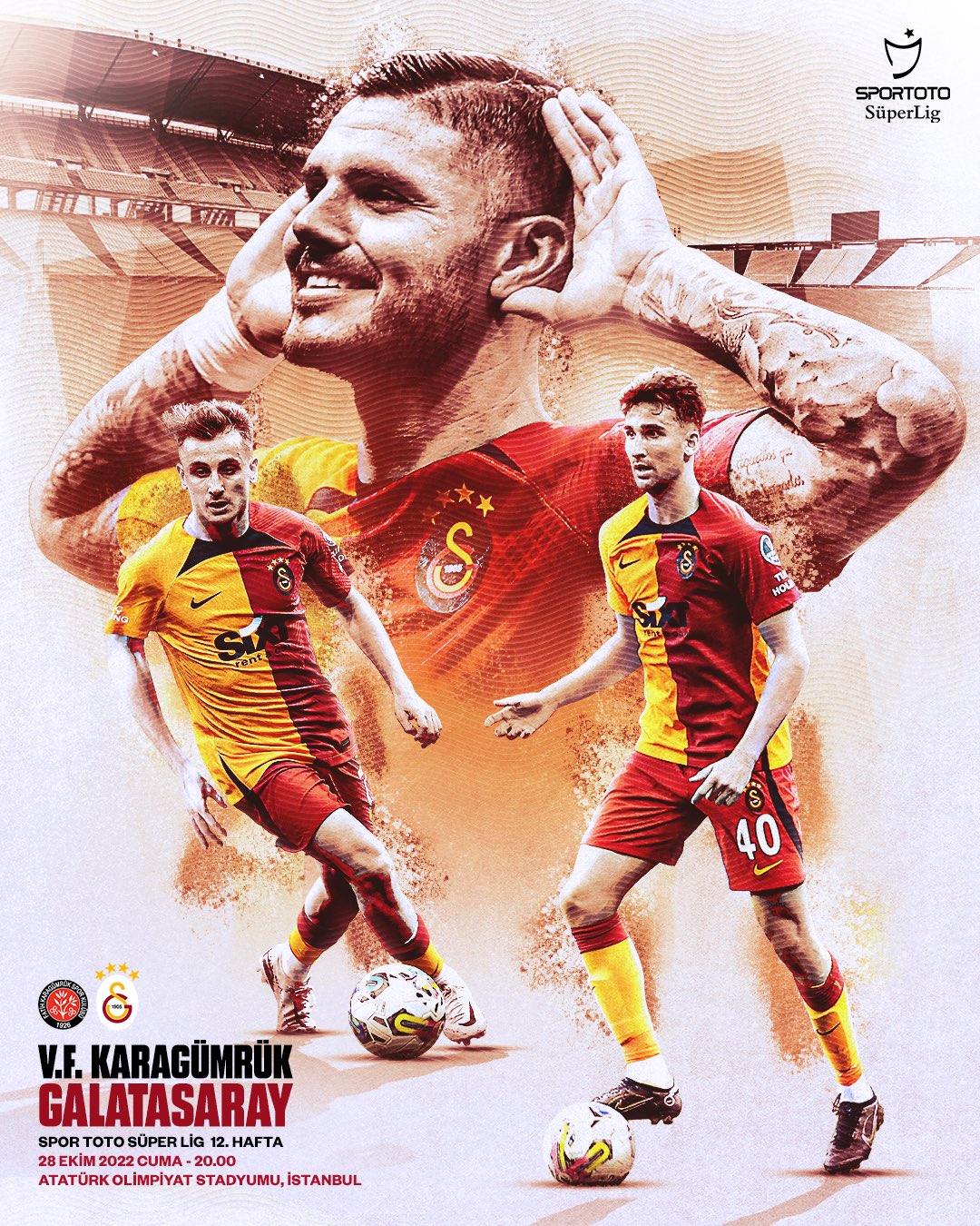 galatasaray karagümrük maç paylaşımı