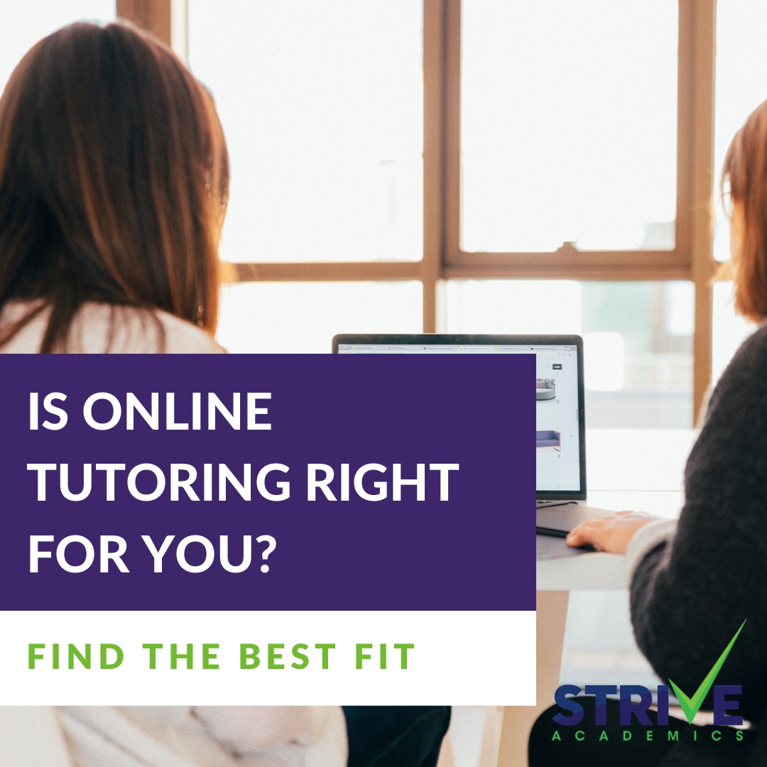 StriveAcademics's tweet photo. When it comes to tutoring, there are many options available. Do you prefer a brick and mortar location, an in-home tutor, or perhaps an online tutor? There are many things you should consider before taking that leap.

https://t.co/cmTUhHay4D 

#privatetutor #tutoring #atltutor https://t.co/OxDCiEJZLJ