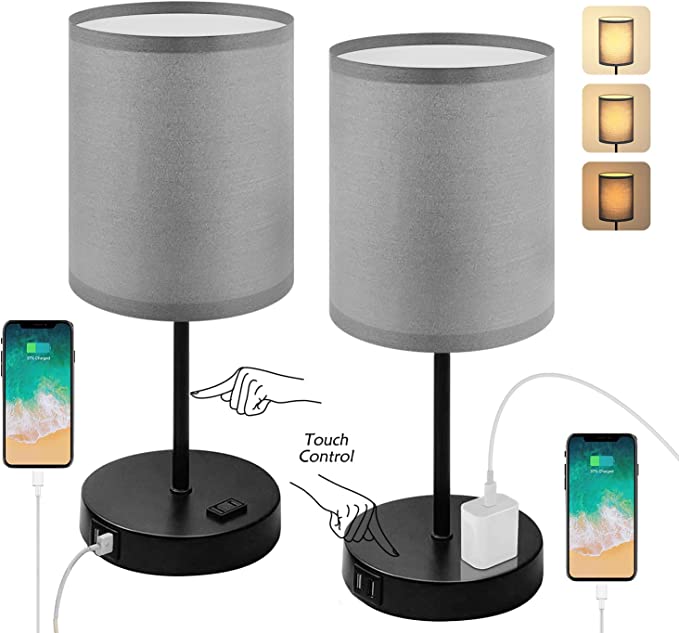 AdeeBlogger's tweet image. 30% discount and 10% saving from clip coupon. GSBLUNIE Touch Control Table Lamps for Bedrooms Set of 2,3-Way Dimmable Bedside Lamps with 2 USB Charging Ports &amp;amp; 1 AC Outlet
 amzn.to/3sAj6Ar   #ad 
Discount/saving deal may end/change anytime.
#tablelamp