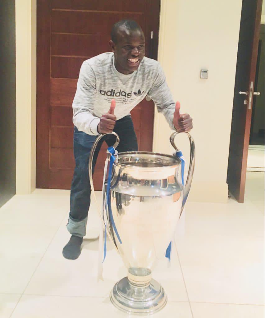 Ngolo Kante visiting me at my home after I had my heart surgery in 2018. Ngolo has a heart of gold.
