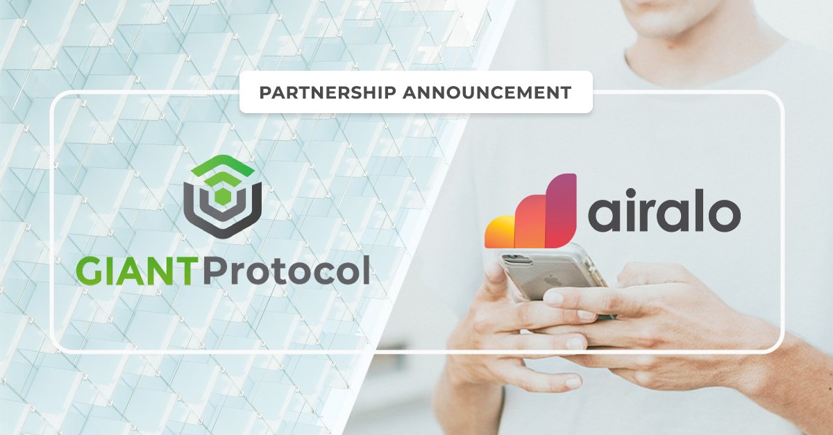 We cannot contain our excitement over our newest partnership!

<a href="/airalocom/">Airalo eSIM Store</a> and GIANTs partnership is just the beginning of the future for all our community members.

#Trending #SOL #ETH #Polygon
#polkadot #Cryptocurency #cryptocurrency #web3 #IoT
1/4