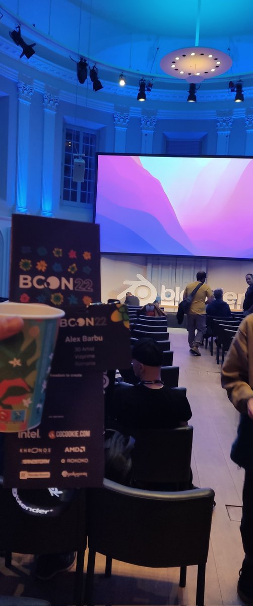 Bit late with the pic, but came to say hi!
So far so good, #bcon22 is smashing it. Already feeling my artistic block fade away, there's a TON of super talented and amazing people over here!
#Blender3d #blender #blendercommunity
