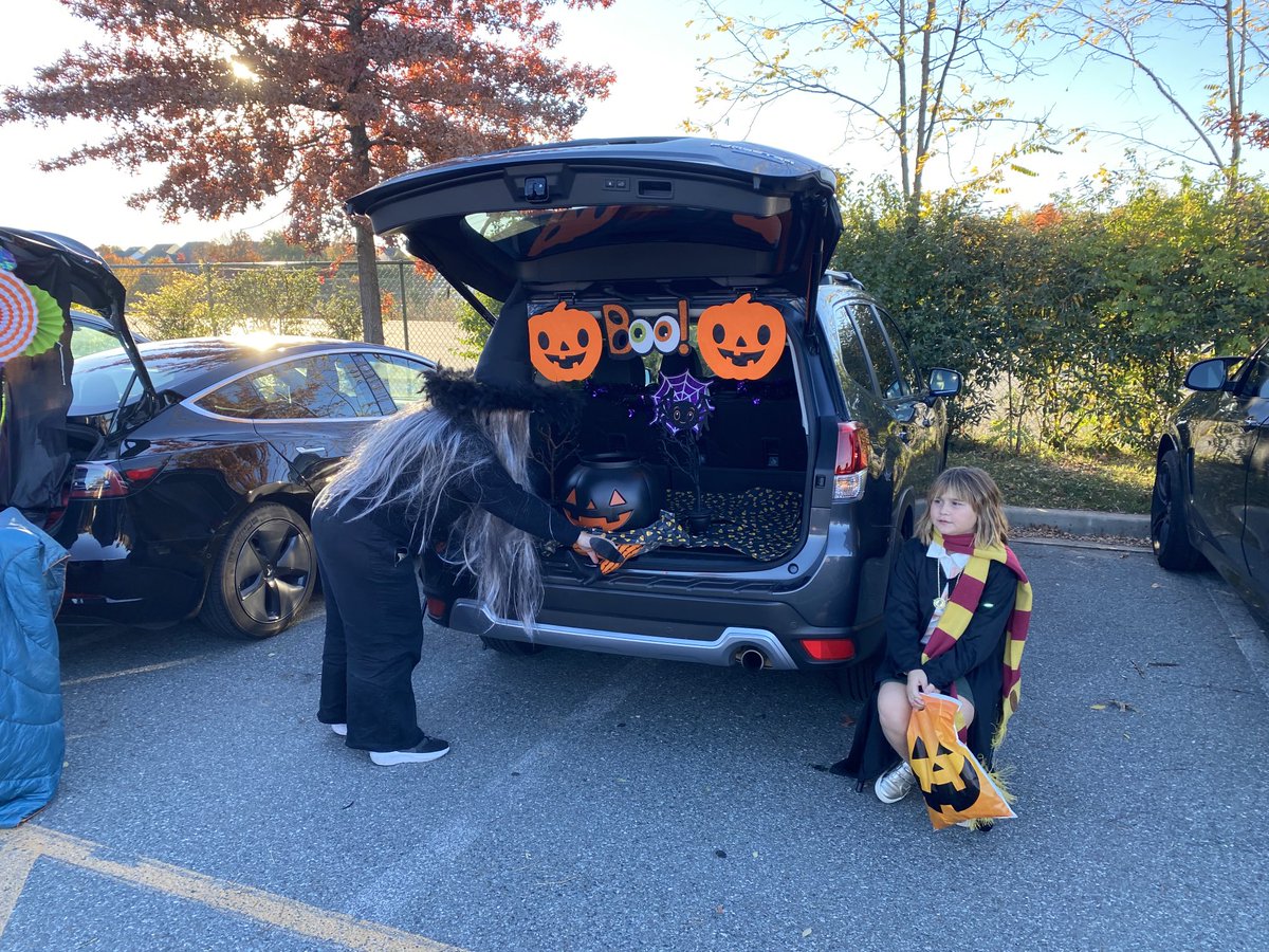Our first ever PTA Trunk or Treat is now underway.