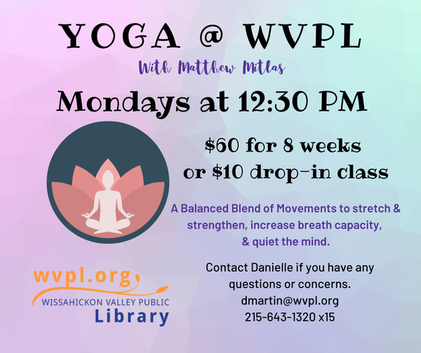 Wissahickon Valley Public Library tweet media