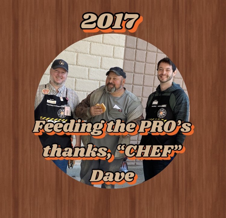 2017-Noblesville wants to send a THANK YOU! out to Dave for grilling the BRATS & BURGERS for our PRO’s @tbdavis62 @joe_rennier @Ryan05737690 @LeaSmock @BPlantenberg @NoblesvilleHD #Pro Xtra Week