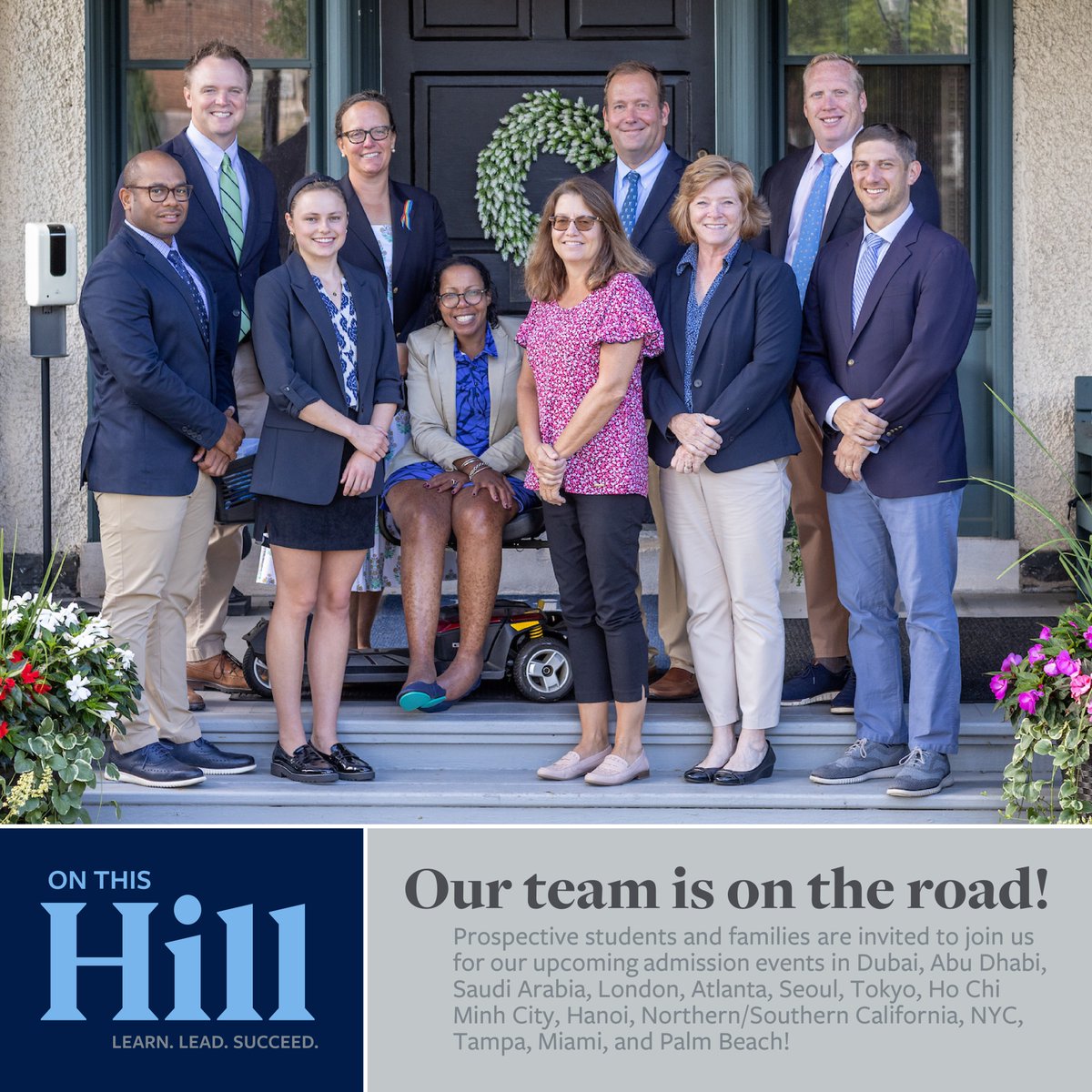 TheHillSchool's tweet photo. Our Admission Office is on the road! We invite prospective students and families to join us in the following cities this November and December to learn more about The Hill School. For more information, please click here: https://t.co/BRpl5ibBTn https://t.co/kcsxxhIx0B