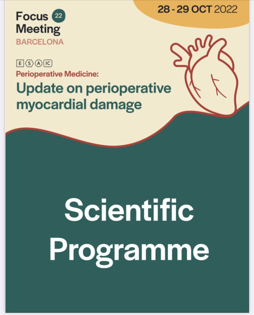 MarcVives13's tweet photo. Everything ready for tomorrow at the @ESAIC_org focus meeting on Update on perioperative myocardial damage in Barcelona! @sedar_es @SCISEDAR @JG_Anestesia @ESICM @EchoSimGroup1 @anestesiaHCSC @anestesiamar @anestclinicbcn @anestesiavalen https://t.co/Sfr55lPHBv