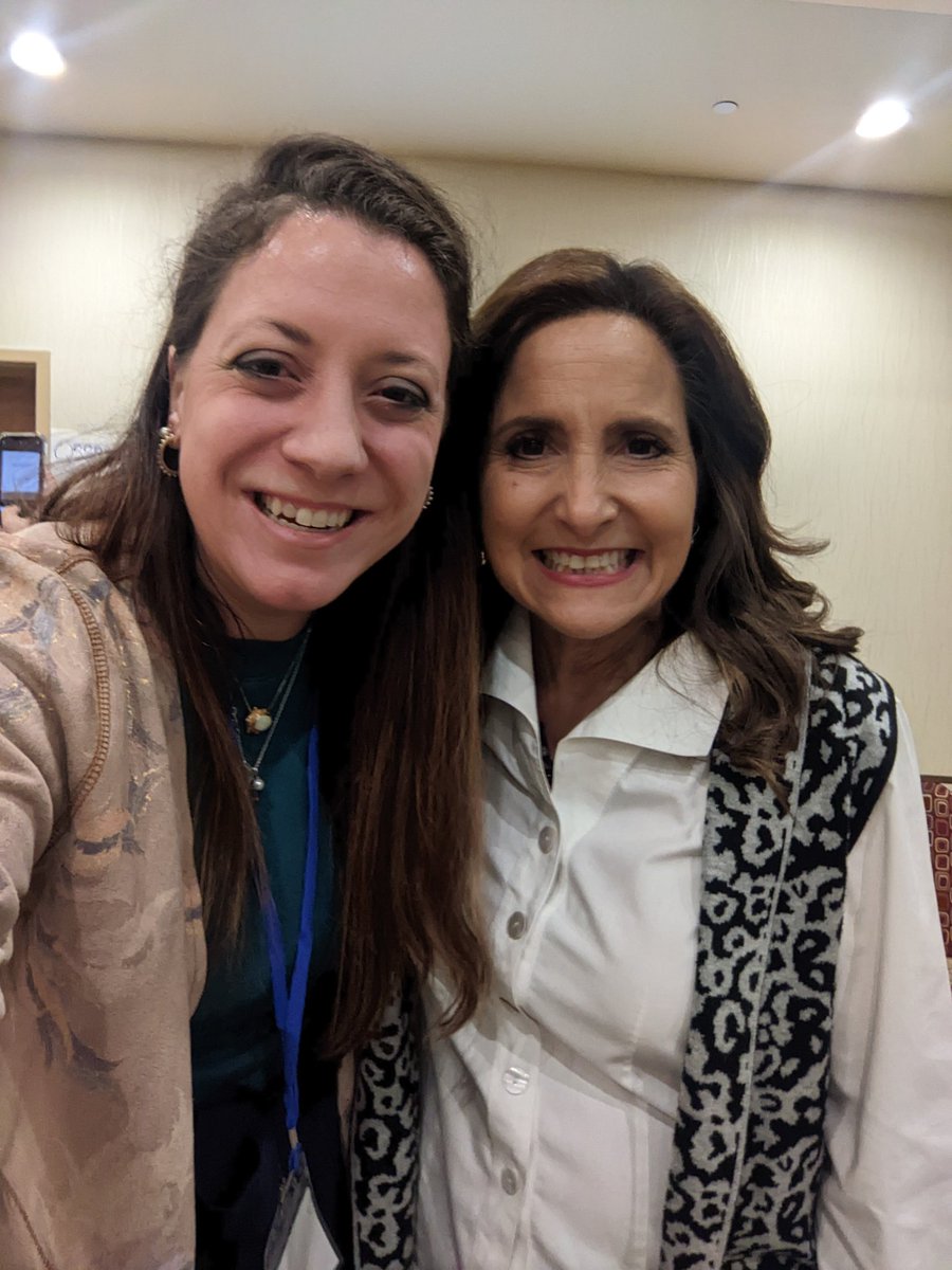 shdmann's tweet photo. @DrCarolSalva you are a light in this world and our field of TESOL! Thank you for sharing your wisdom, joy, and HOPE with us all! #GATESOL2022 https://t.co/TZYuGkk2yi