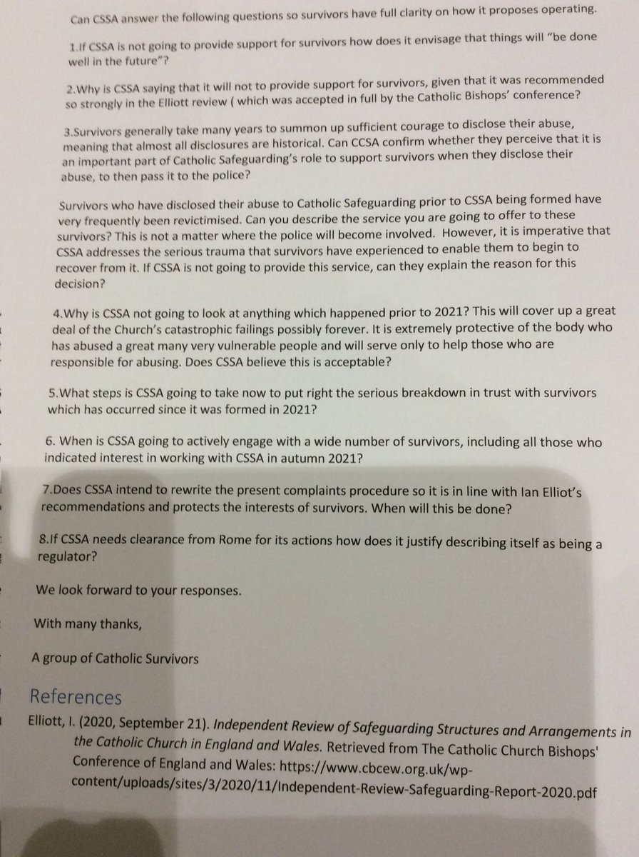 RCsurvivors's tweet image. Disquiet growing among survivors at inability of Catholic Safeguarding Standards Agency and @nazirafzal to get it right. Open letter sent with many concerns.