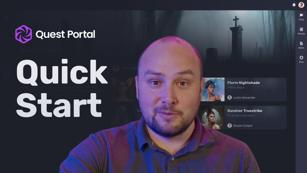 questportal_app's tweet photo. Curious about Quest Portal but not sure where to start? Fear not! Our very own @gummigun has you covered with this handy guide on setting up your campaigns and creating characters in a flash. 

WATCH: https://t.co/TdnDFid28r https://t.co/Sq6kQrpXxI