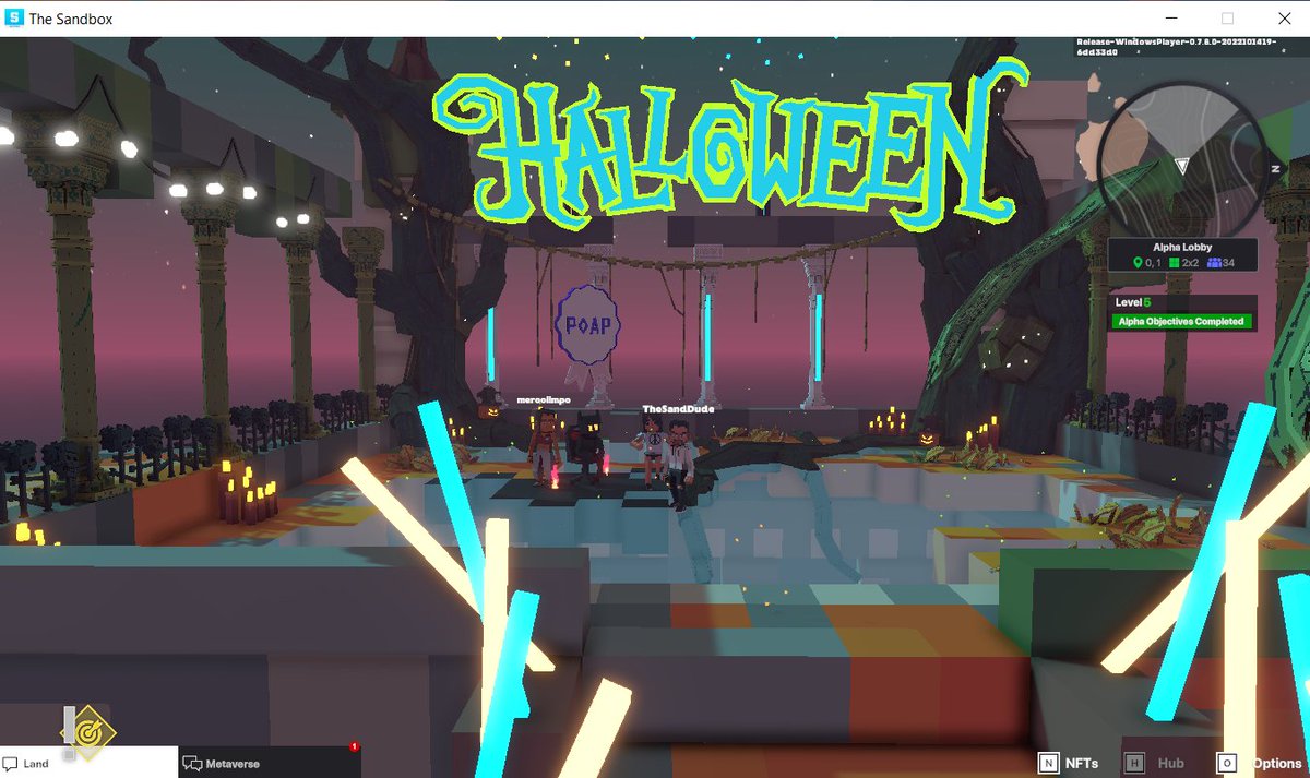 @TheSandboxGame I just participated in The Sandbox Halloween Special Giveaway. At the top of the Halloween Alpha Lobby Parkour!
😈 👇
@SpharqnftP @XinyNFT 

 #SandboxAlphaS3Giveaway #Sandfam