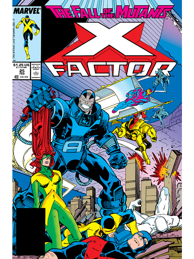 Classic X Men On Twitter X Factor 25 Cover Dated February 1988 classic-x-men-on-twitter-x-factor-25-cover-dated-february-1988